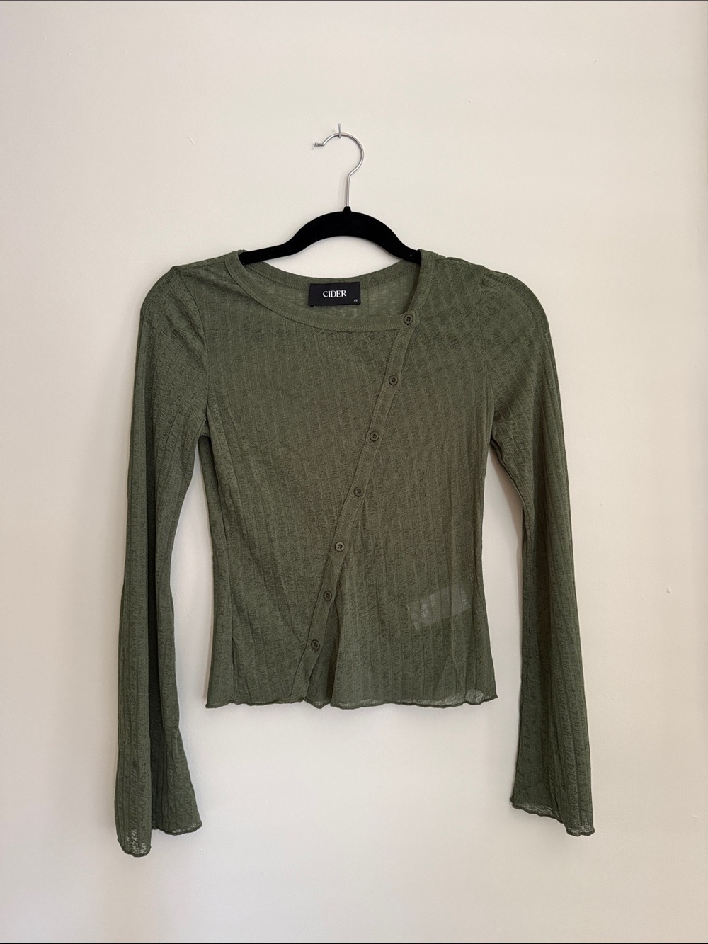 Cider Asymmetrical Neck Top